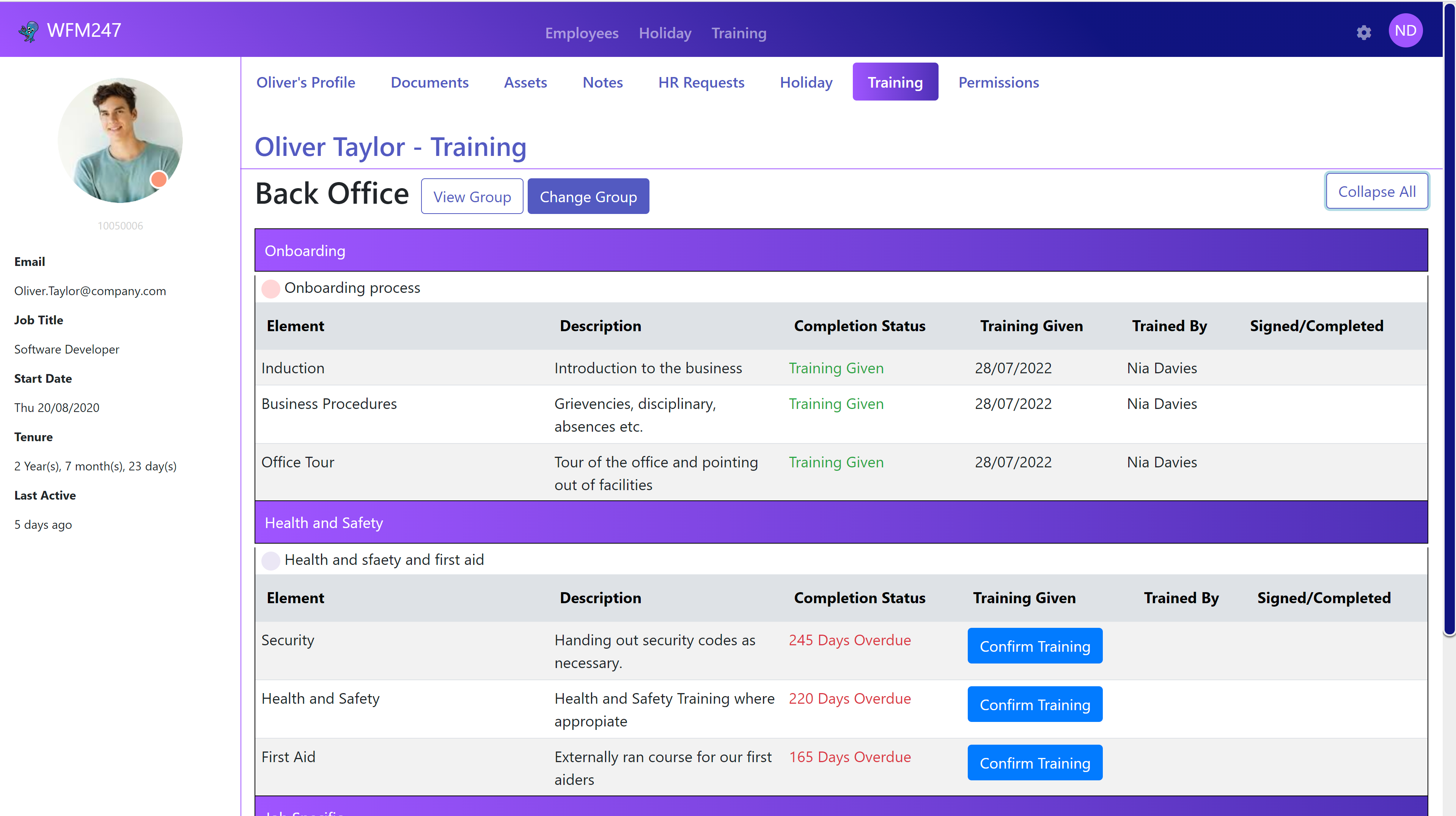 Employees Training