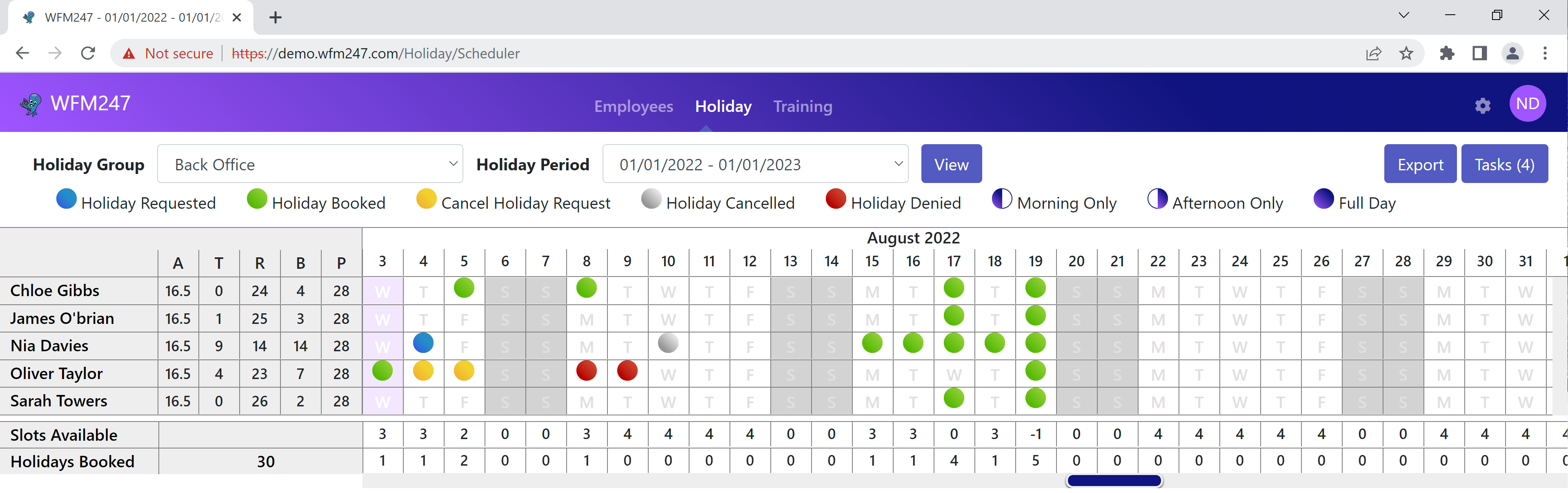 Holiday Tracker