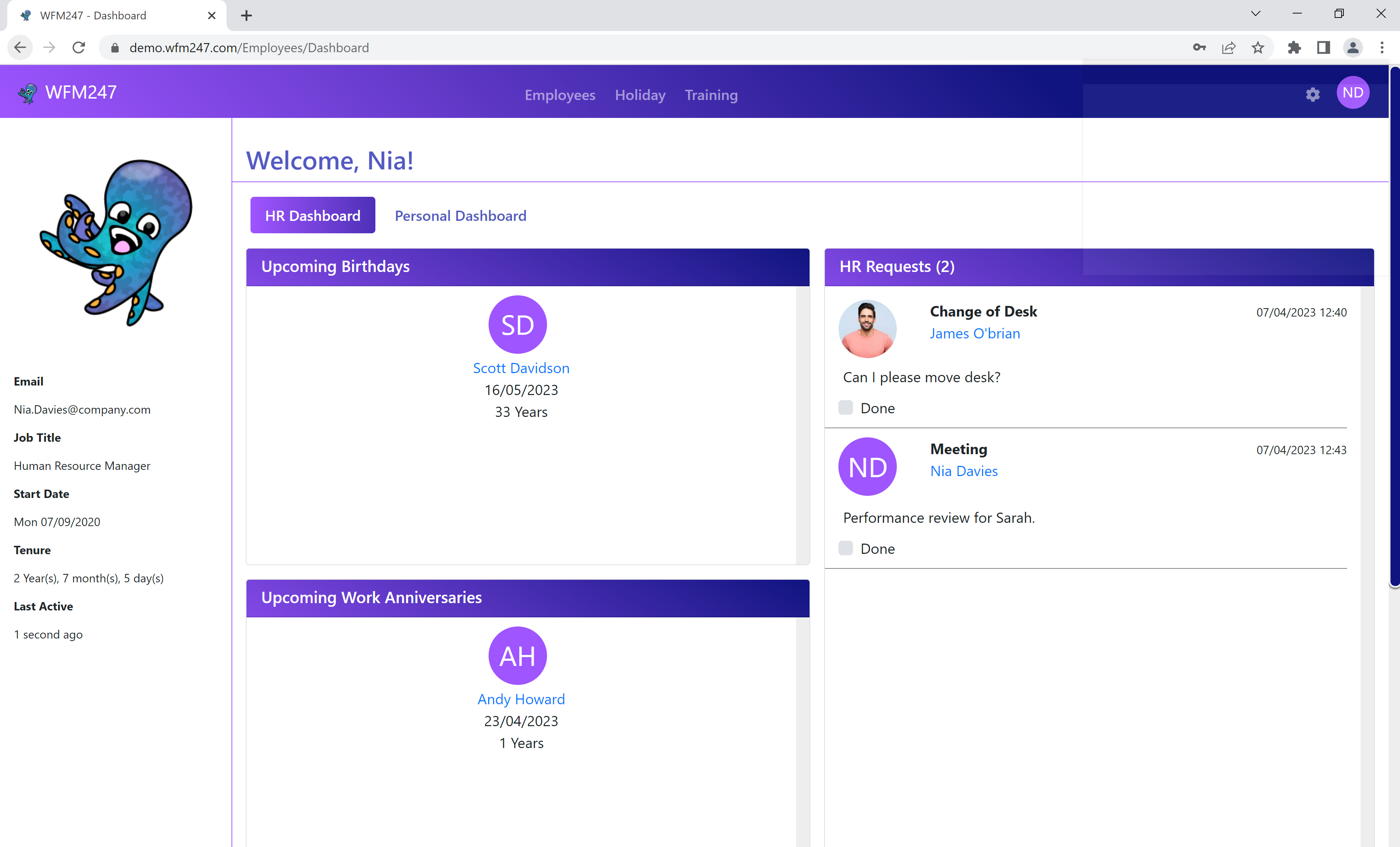 Hr Administrators Dashboard